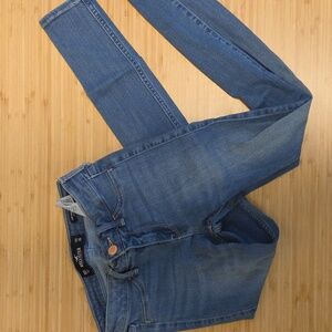 Hollister Women's Skinny Jeans in Denim Blue